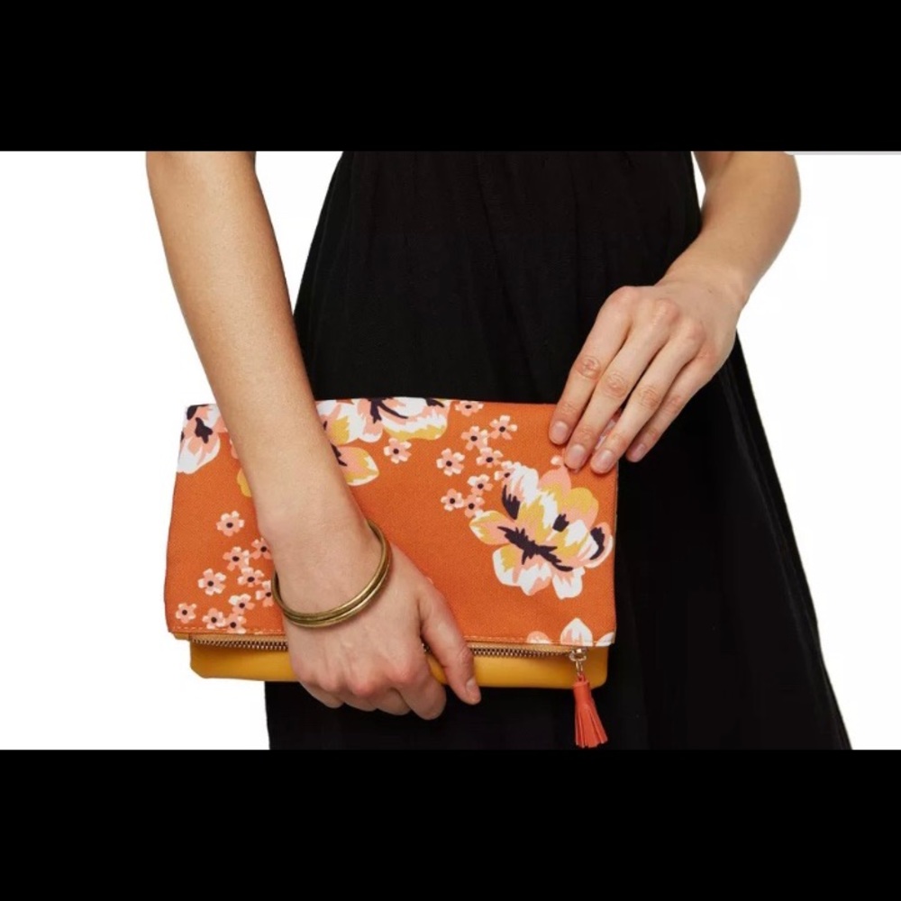 Rachel Pally Reversible Floral Clutch